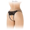 Culotte noire ouverte Annette - Fashion Secret