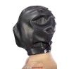 Cagoule BDSM fermée simili cuir - Fetish Tentation
