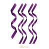 5 liens satin pourpre - Sweet Caress