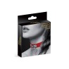 Collier Fetish rouge avec anneau - Bijoux Pour Toi