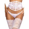 String blanc à clous dorés V-9798 - Axami