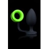 Plug avec cockring phosphorescent - Ouch