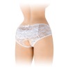 Culotte ouverte blanche Amanda - Fashion Secret