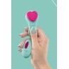 Stimulateur télécommandé de culotte HeartGem vert - FairyGasm