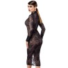 Robe fourreau Noirelle F376 - Noir Handmade