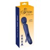 Vibro Wand réversible avec langue vibrante - Sweet Smile