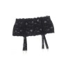 Porte-jarretelles dentelle large Noir - Litolu Lingerie