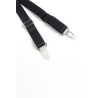 Porte-jarretelles dentelle large Noir - Litolu Lingerie