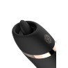 Stimulateur 2 en 1 avec langue vibrante - Rosy Gold