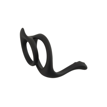 Cock & Ball Ring liquid silicone avec écarteur de périnée - Erecto