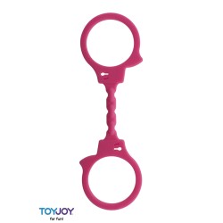 Menottes silicone stretchy - rose