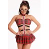 Tenue étudiante sexy 4 pièces - J Lingerie